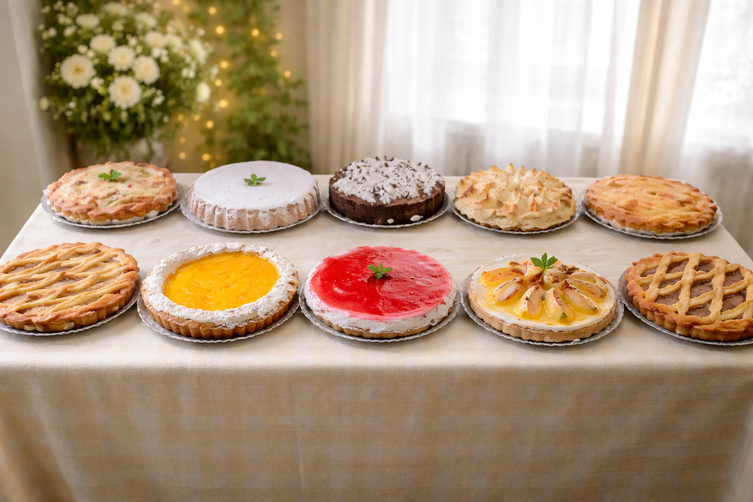 Mesa dulce con cake pops y macarons